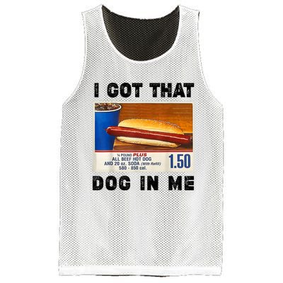 I Got That Dog In Me Funny Mesh Reversible Basketball Jersey Tank