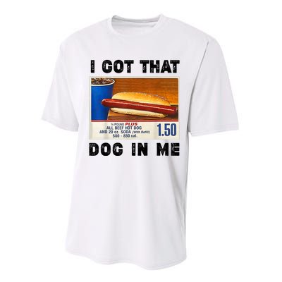 I Got That Dog In Me Funny Performance Sprint T-Shirt