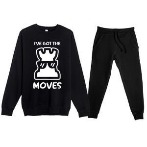 I Got The Moves Chess Premium Crewneck Sweatsuit Set