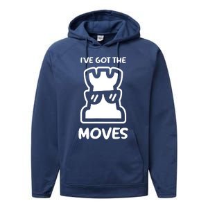 I Got The Moves Chess Performance Fleece Hoodie