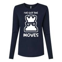 I Got The Moves Chess Womens Cotton Relaxed Long Sleeve T-Shirt