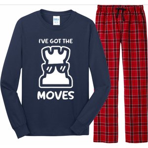 I Got The Moves Chess Long Sleeve Pajama Set