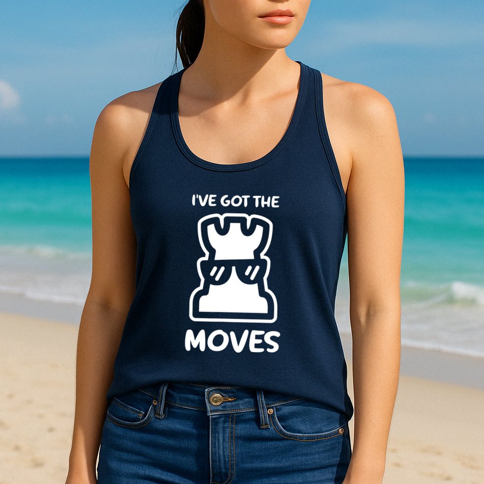 I Got The Moves Chess Womens Tank Top