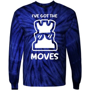 I Got The Moves Chess Tie-Dye Long Sleeve Shirt