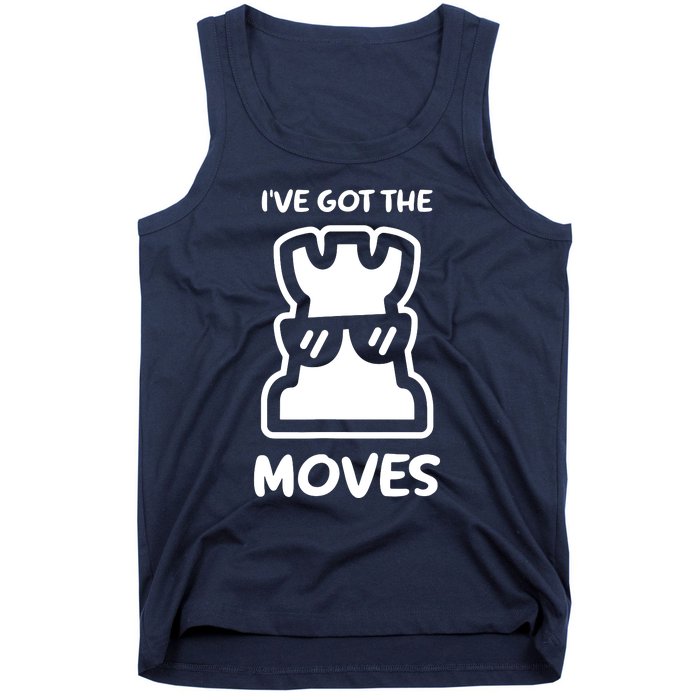 I Got The Moves Chess Tank Top