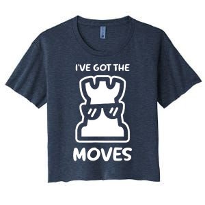 I Got The Moves Chess Women's Crop Top Tee