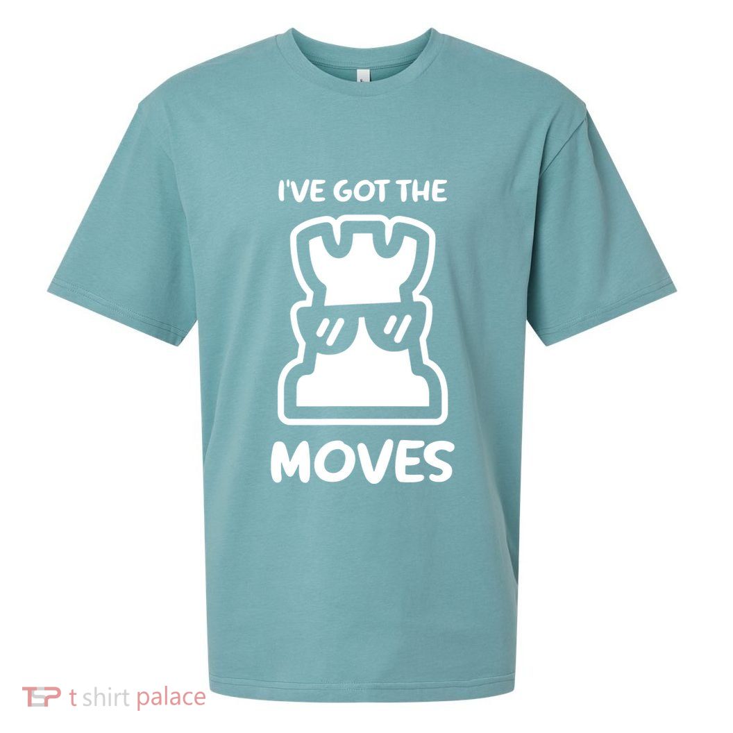 I Got The Moves Chess Sueded Cloud Jersey T-Shirt