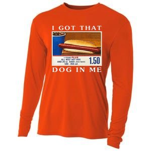 I Got That Dog In Me Funny Hot Dogs Combo Cooling Performance Long Sleeve Crew