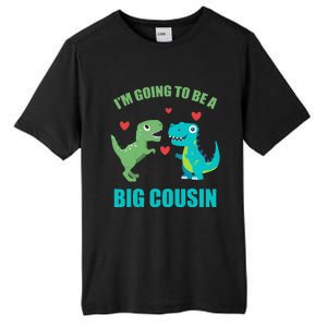 I'm Going To Be A Big Cousin Dinosaur Lovers Tall Fusion ChromaSoft Performance T-Shirt