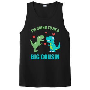 I'm Going To Be A Big Cousin Dinosaur Lovers PosiCharge Competitor Tank