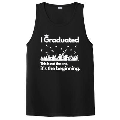 I Graduated This Is Not The End School Senior College Gift PosiCharge Competitor Tank