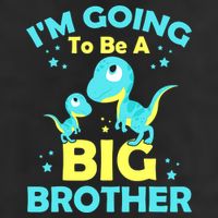 I'm Going To Be A Big Brother Cute Dinosaur Adult Drive Performance Visor