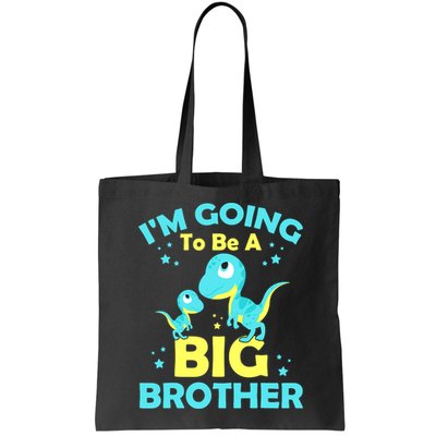 I'm Going To Be A Big Brother Cute Dinosaur Bag