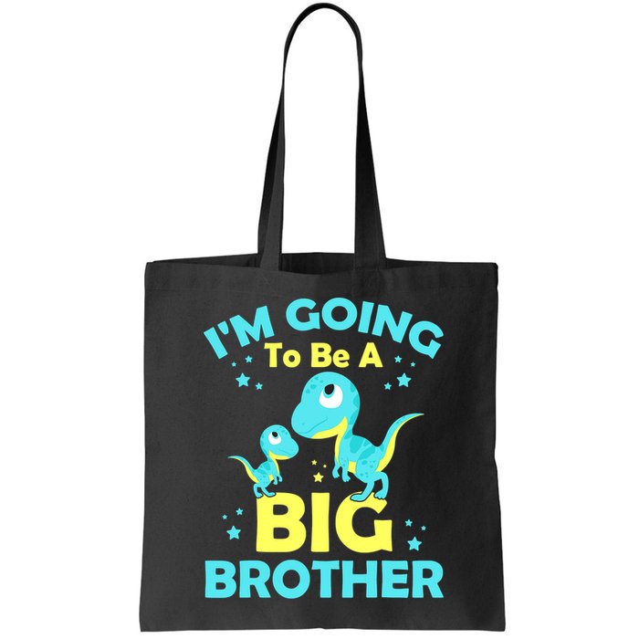 I'm Going To Be A Big Brother Cute Dinosaur Bag