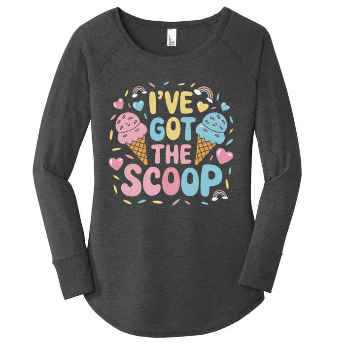 IVe Got The Scoop Ice Cream Pun For Ice Cream Lovers Women's Perfect Tri Tunic Long Sleeve Shirt