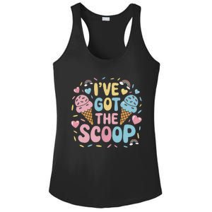 IVe Got The Scoop Ice Cream Pun For Ice Cream Lovers Ladies PosiCharge Competitor Racerback Tank