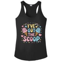 IVe Got The Scoop Ice Cream Pun For Ice Cream Lovers Ladies PosiCharge Competitor Racerback Tank