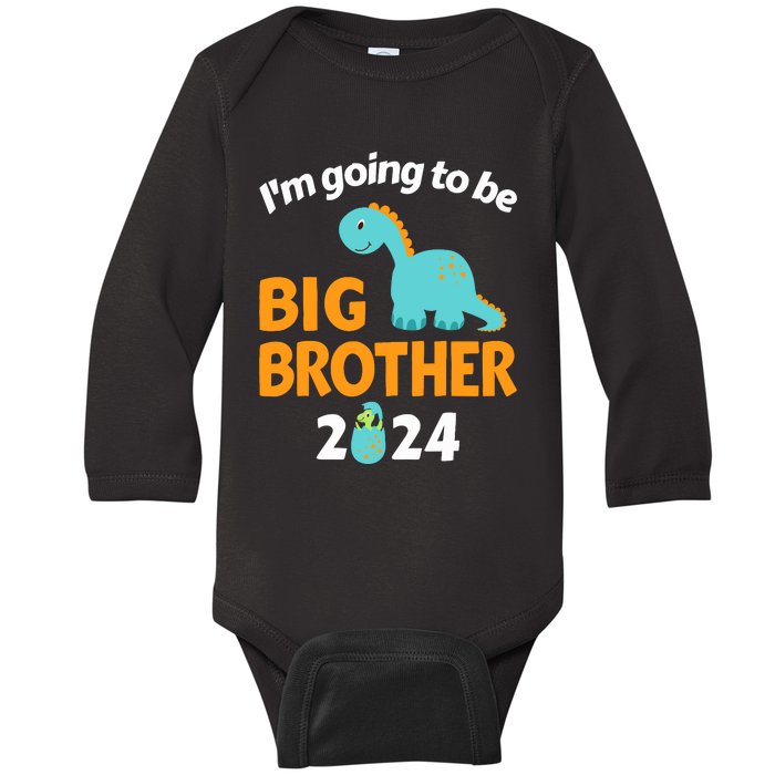 IM Going To Be Big Brother 2024 For Pregnancy Announcement Baby Long Sleeve Bodysuit