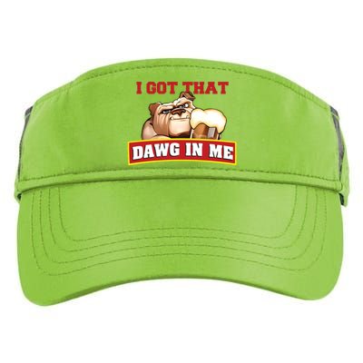 I Got That Dawg In Me Root Beer Dawg Adult Drive Performance Visor