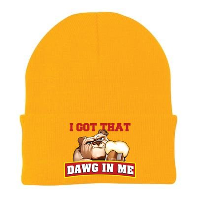 I Got That Dawg In Me Root Beer Dawg Knit Cap Winter Beanie