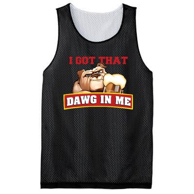 I Got That Dawg In Me Root Beer Dawg Mesh Reversible Basketball Jersey Tank