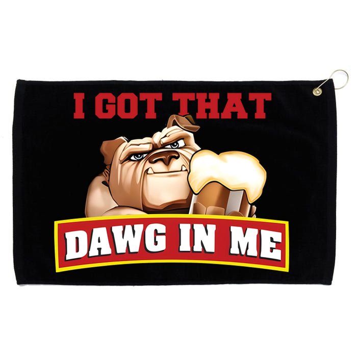 I Got That Dawg In Me Root Beer Dawg Grommeted Golf Towel