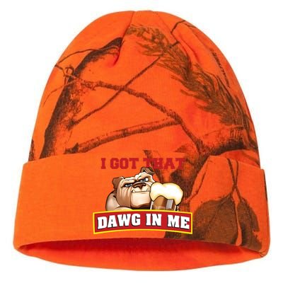 I Got That Dawg In Me Root Beer Dawg Kati Licensed 12" Camo Beanie