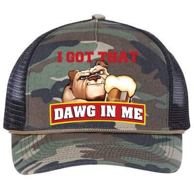 I Got That Dawg In Me Root Beer Dawg Retro Rope Trucker Hat Cap