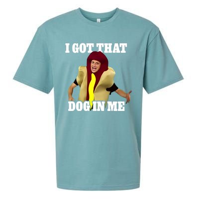 I Got That Dog In Me Hot Dog Costume In Me Sueded Cloud Jersey T-Shirt