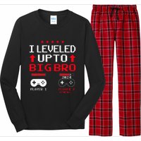 IM Going To Be A Big Brother 2024 I Leveled Up To Big Bro Long Sleeve Pajama Set