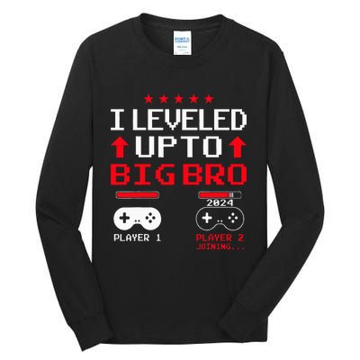 IM Going To Be A Big Brother 2024 I Leveled Up To Big Bro Tall Long Sleeve T-Shirt