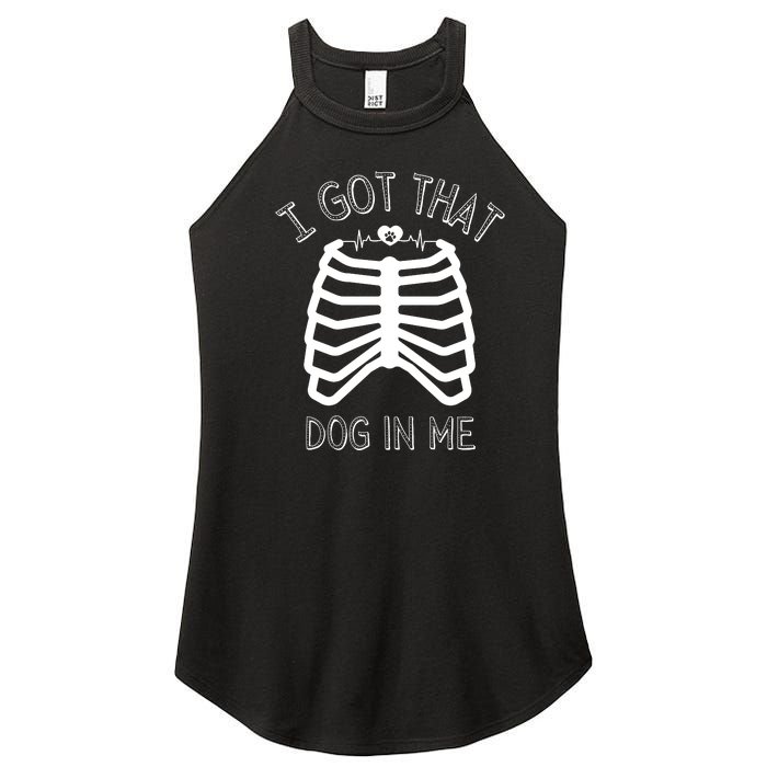 I Got That Dog In Me Women's Perfect Tri Rocker Tank