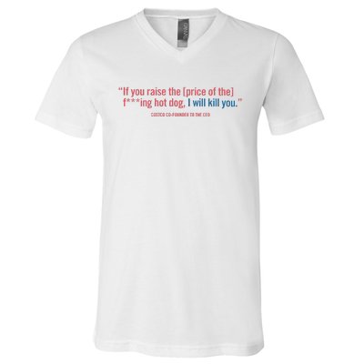 I Got That Dog In Me Costco Hot Dog V-Neck T-Shirt