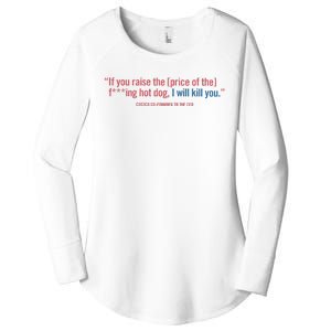 I Got That Dog In Me Costco Hot Dog Women's Perfect Tri Tunic Long Sleeve Shirt