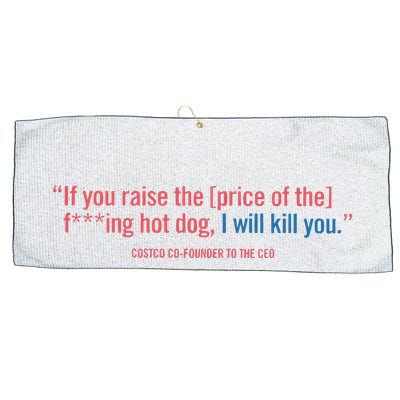 I Got That Dog In Me Costco Hot Dog Large Microfiber Waffle Golf Towel
