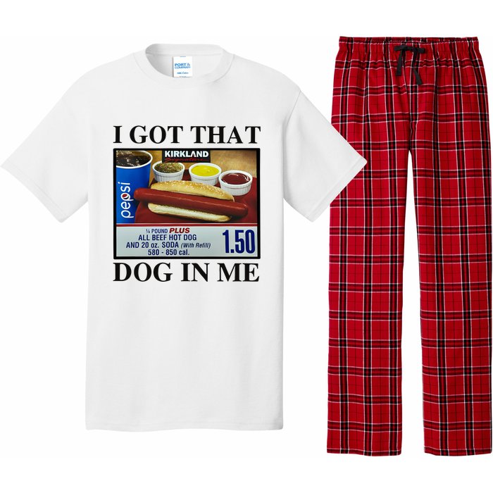 I Got That Dog In Me Costco Hot Dog Pajama Set