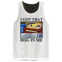 I Got That Dog In Me Costco Hot Dog Mesh Reversible Basketball Jersey Tank