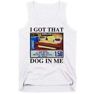 I Got That Dog In Me Costco Hot Dog Tank Top