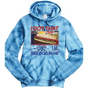 I Got That Dog In Me Funny Hotdog Combo Tie Dye Hoodie