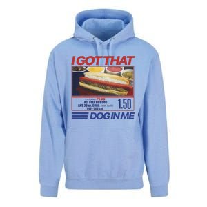 I Got That Dog In Me Funny Hotdog Combo Unisex Surf Hoodie