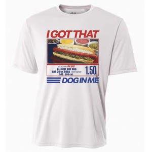 I Got That Dog In Me Funny Hotdog Combo Cooling Performance Crew T-Shirt