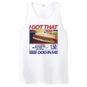 I Got That Dog In Me Funny Hotdog Combo PosiCharge Competitor Tank