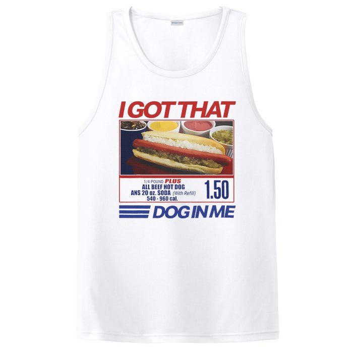 I Got That Dog In Me Funny Hotdog Combo PosiCharge Competitor Tank