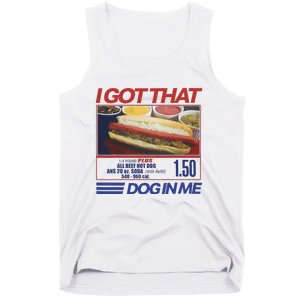 I Got That Dog In Me Funny Hotdog Combo Tank Top