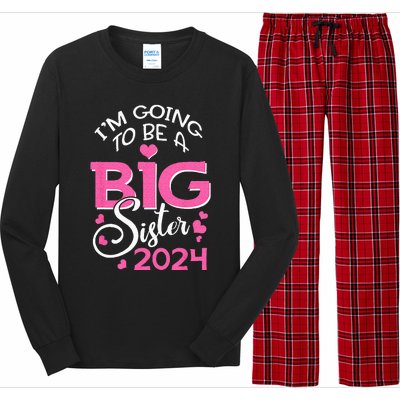 Im Going To Be A Big Sister 2024 Pregnancy Announcement Long Sleeve Pajama Set