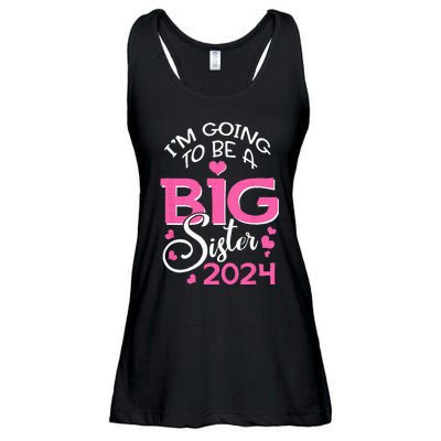 Im Going To Be A Big Sister 2024 Pregnancy Announcement Ladies Essential Flowy Tank