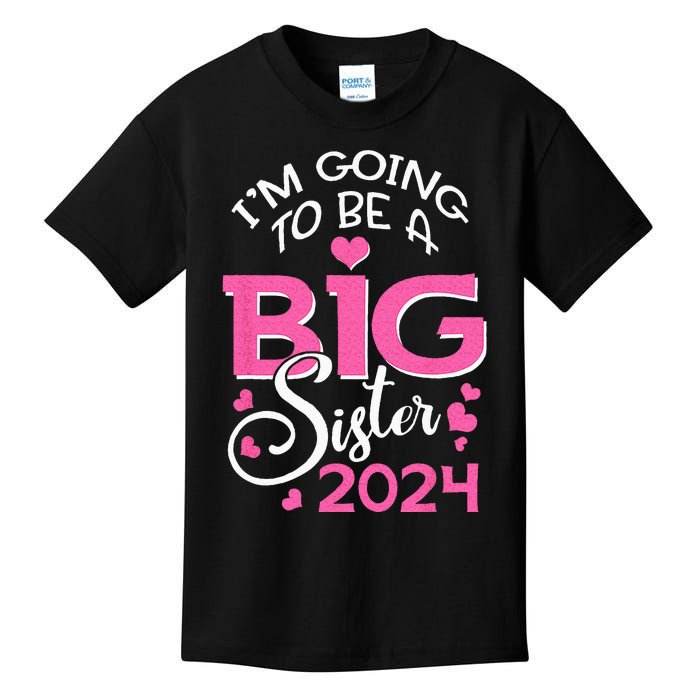 Im Going To Be A Big Sister 2024 Pregnancy Announcement Kids T-Shirt