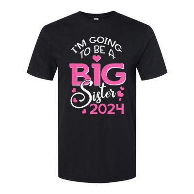 Im Going To Be A Big Sister 2024 Pregnancy Announcement Softstyle CVC T-Shirt