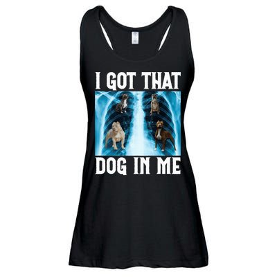 I Got That Dog In Me Xray Funny Saying Meme Ladies Essential Flowy Tank