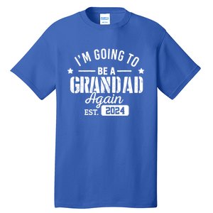 Im Going To Be A Grandad Again Est 2024 Promoted To Grandpa Meaningful Gift Tall T-Shirt